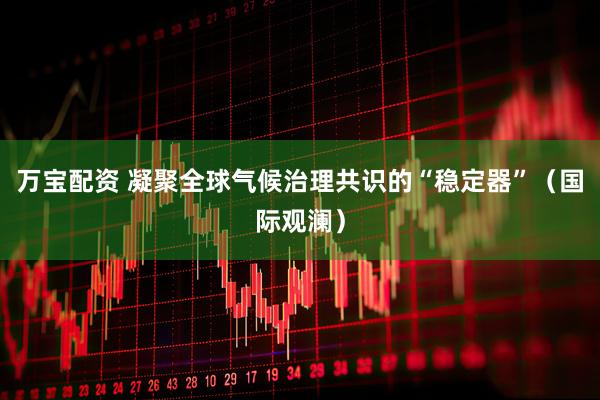 万宝配资 凝聚全球气候治理共识的“稳定器”（国际观澜）